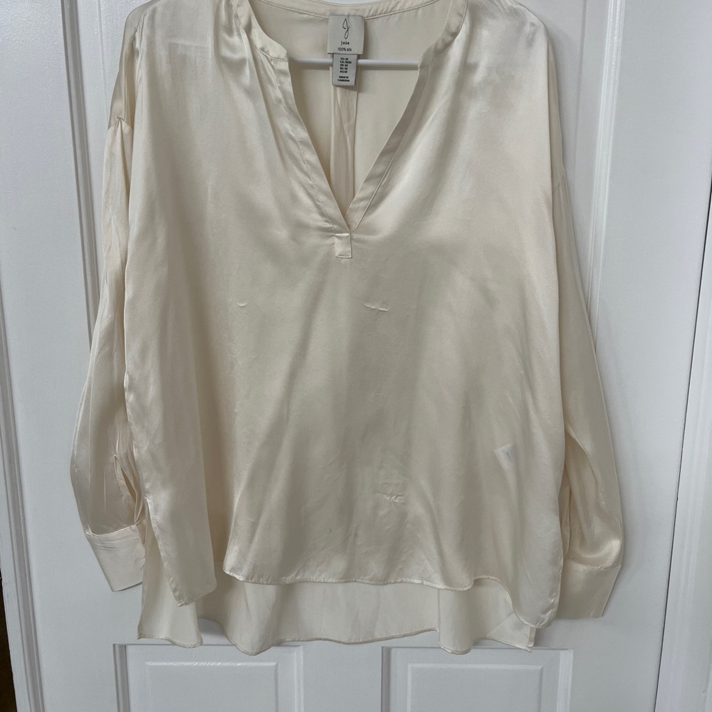 Joie Silk Cream Blouse